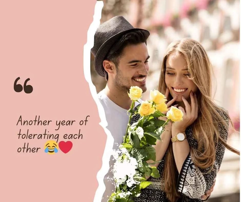 Funny Anniversary Captions for Boyfriend 😄