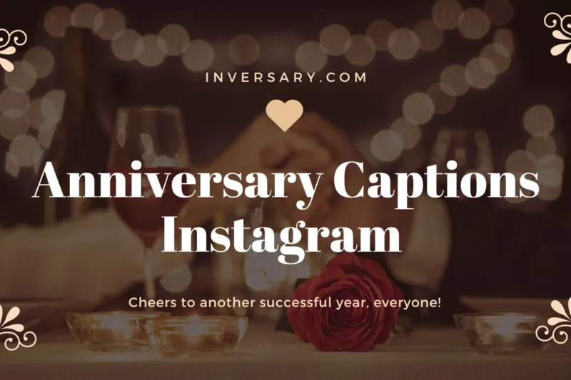 Anniversary Captions Instagram | That Speak From the Heart