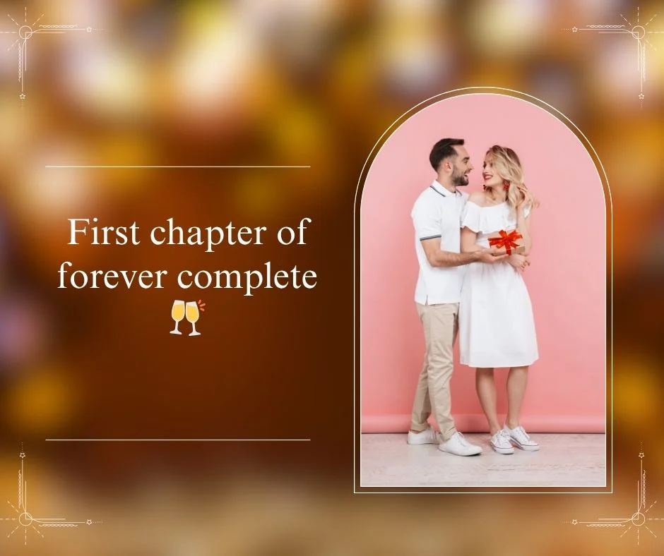 ❤️ First Anniversary Captions for That Beautiful Beginning