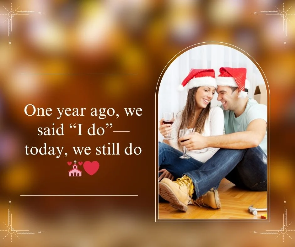 1 Year Wedding Anniversary