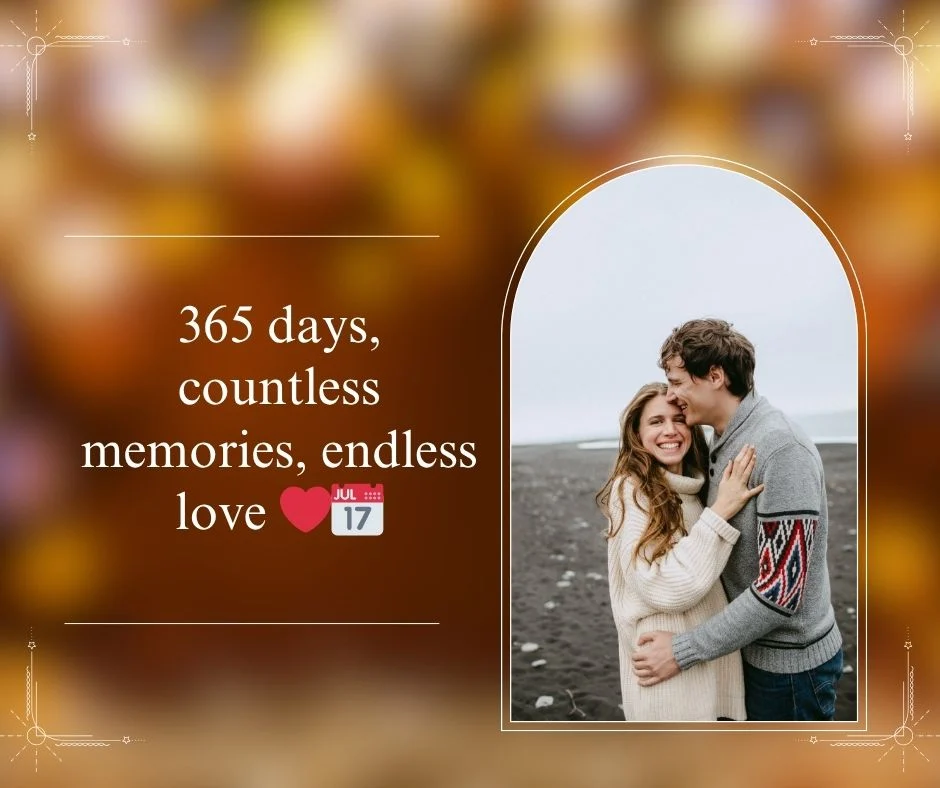1st Anniversary Captions for Instagram 🎉💍