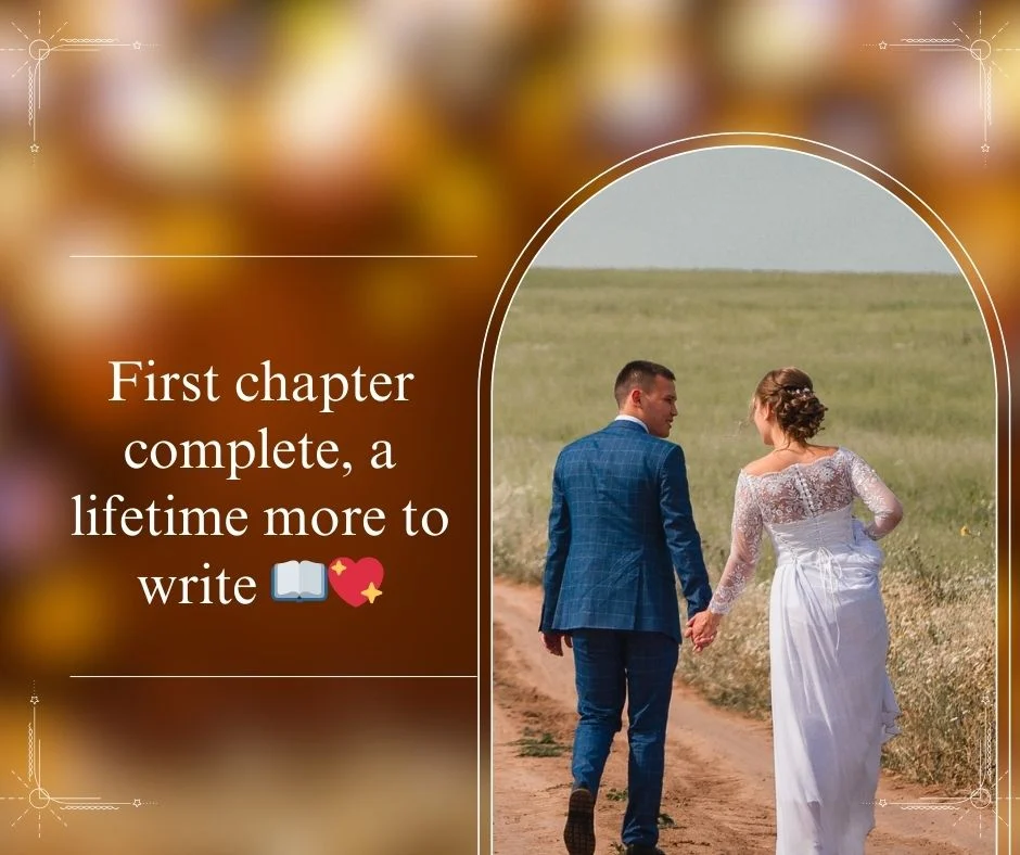 First Anniversary Captions