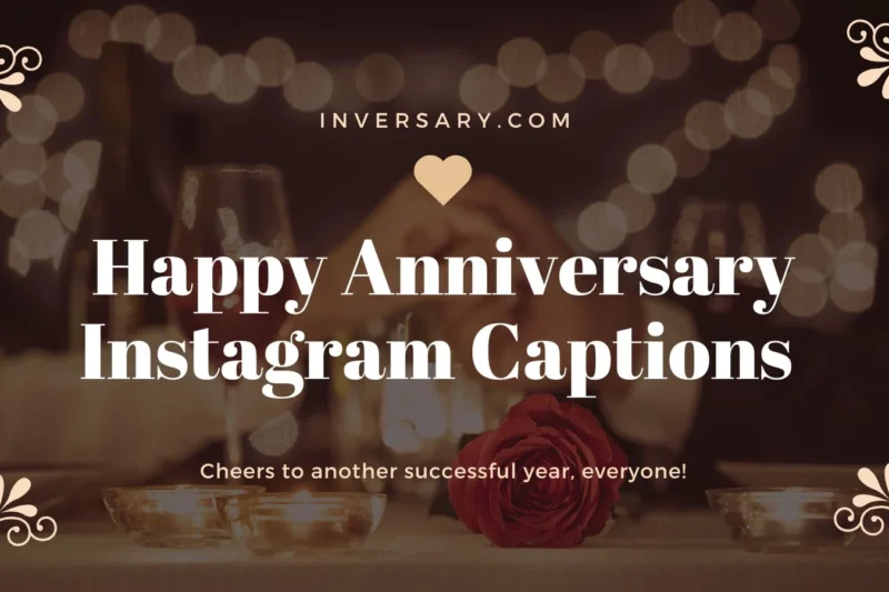 Happy Anniversary Instagram Captions | That Celebrate Every Love Story in Style