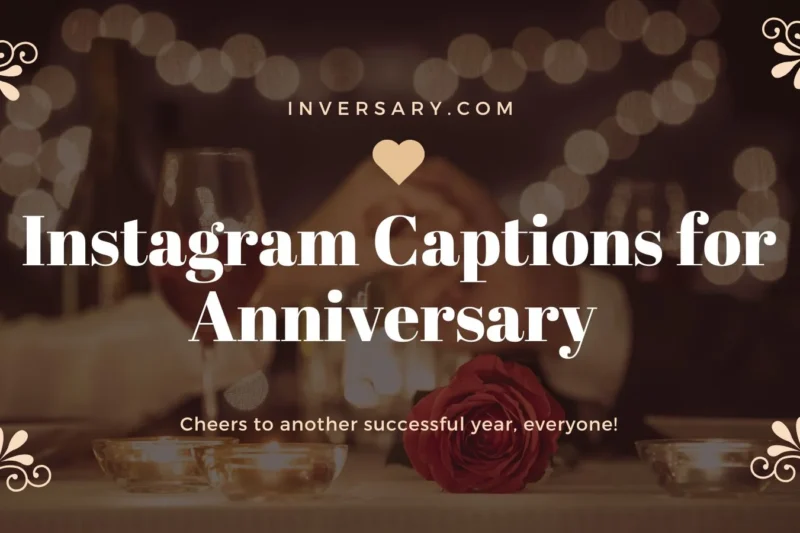 Instagram Captions for Anniversary | That’ll Make Your Post Shine ✨
