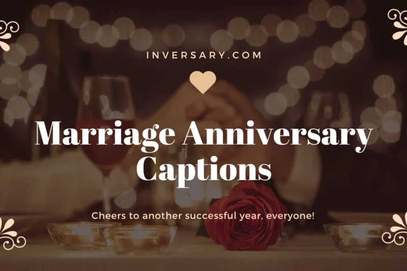 Marriage Anniversary Captions