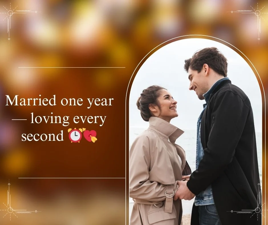One Year Wedding Anniversary Captions