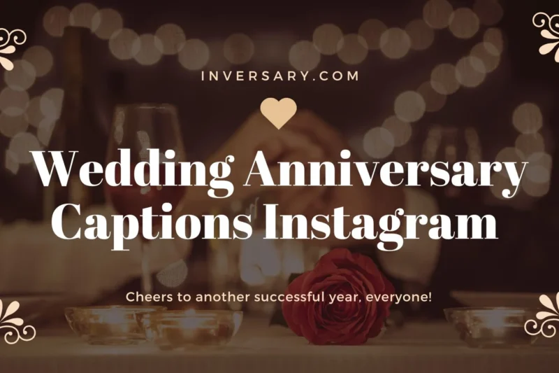 Wedding Anniversary Captions Instagram | 200+ Perfect Lines to Celebrate Love and Milestones