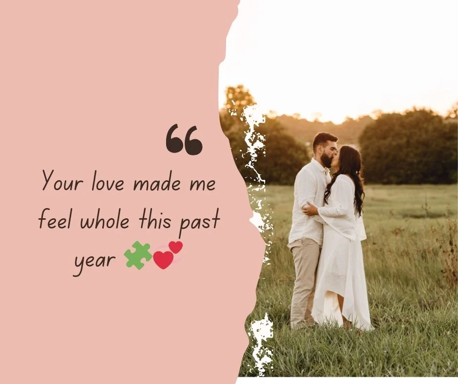 Heartfelt First Anniversary Captions