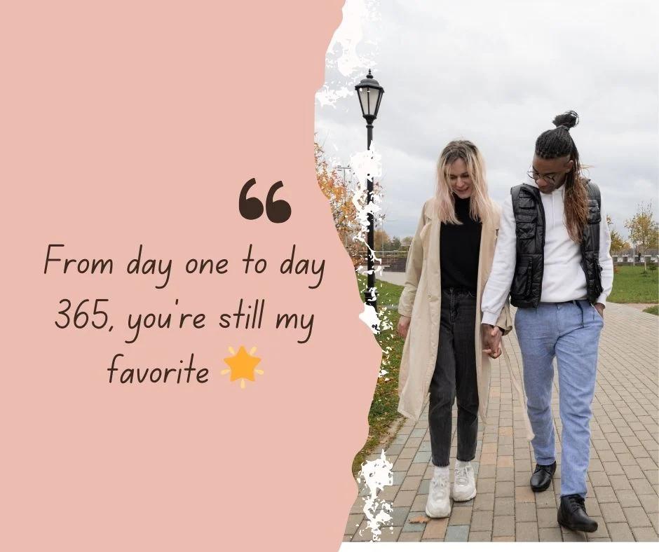 💑 One Year Anniversary Milestone Captions