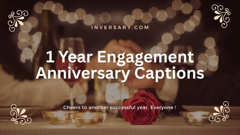 1 Year Engagement Anniversary Captions | 247 That’ll Melt Hearts in 2025