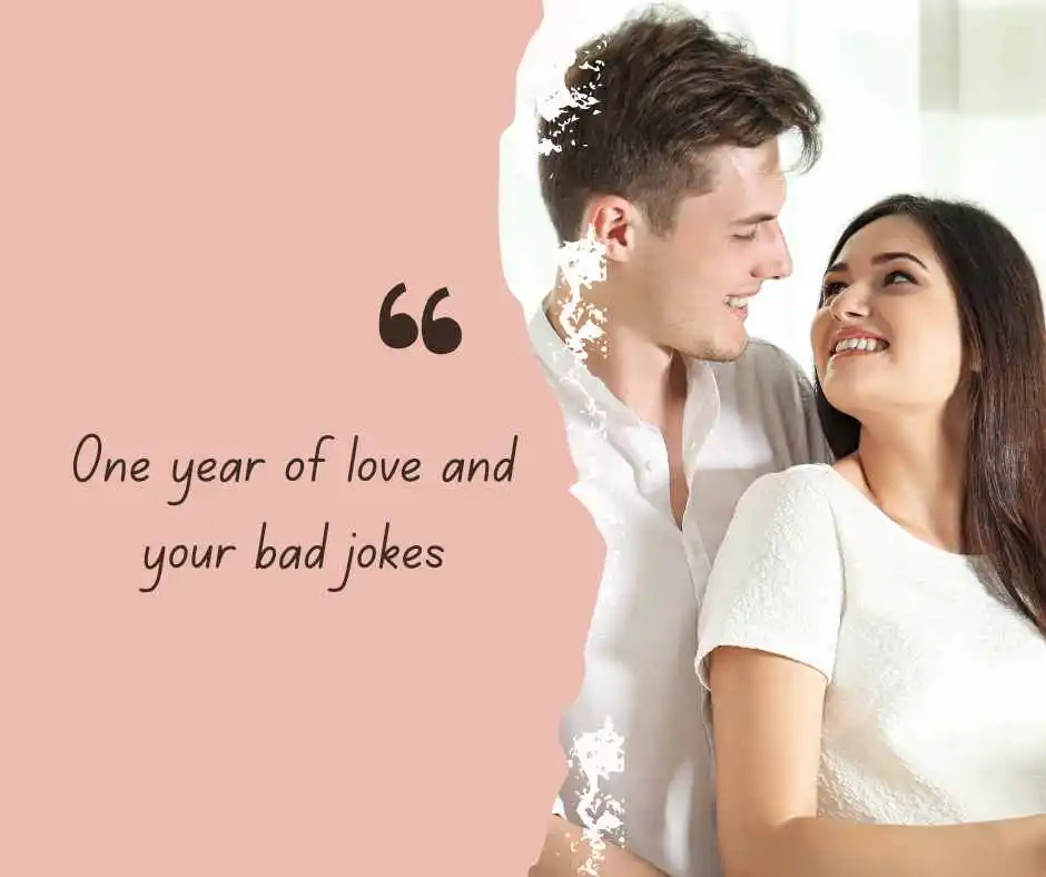 Funny and Playful 1st Anniversary Captions