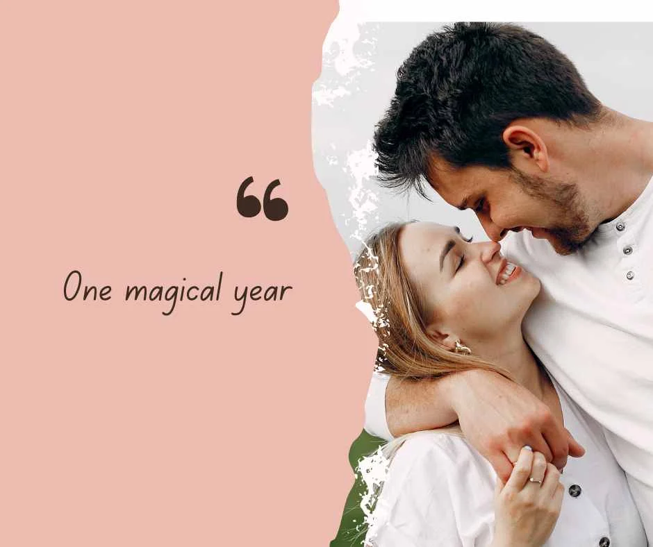 Short and Sweet First Anniversary Captions