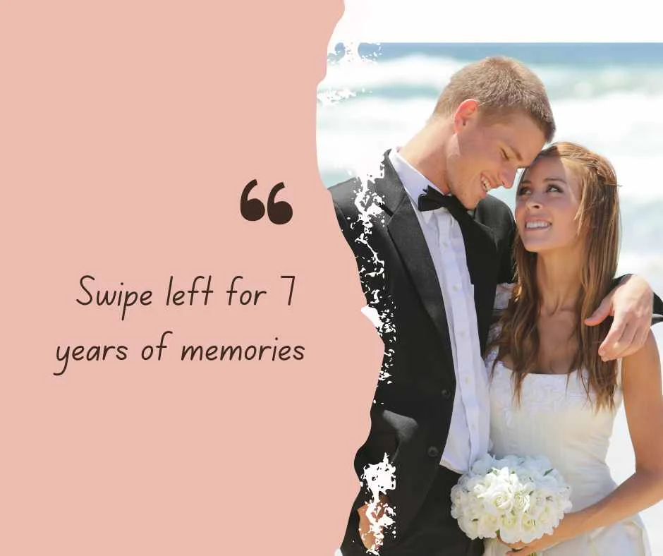 Sweet Captions for Your 7th Anniversary Instagram Post