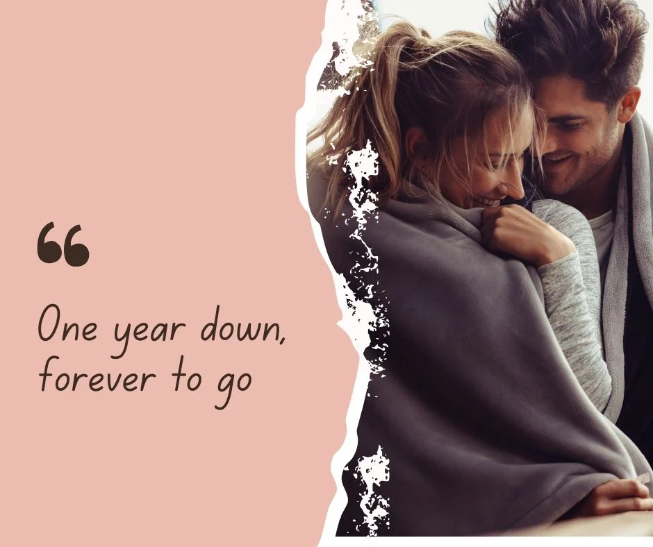 1st Anniversary Captions for Husband
