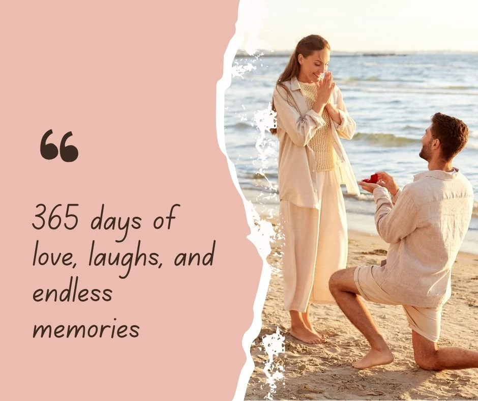 1st Engagement Anniversary Captions to Celebrate the Beginning of Forever