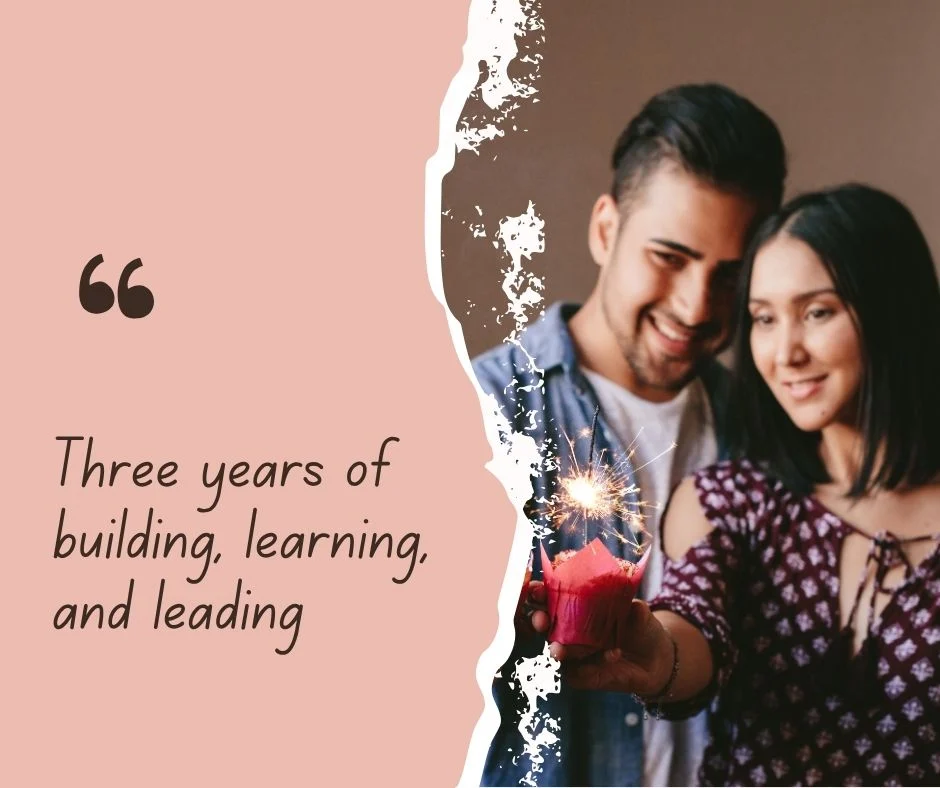 3-Year Business Anniversary Captions