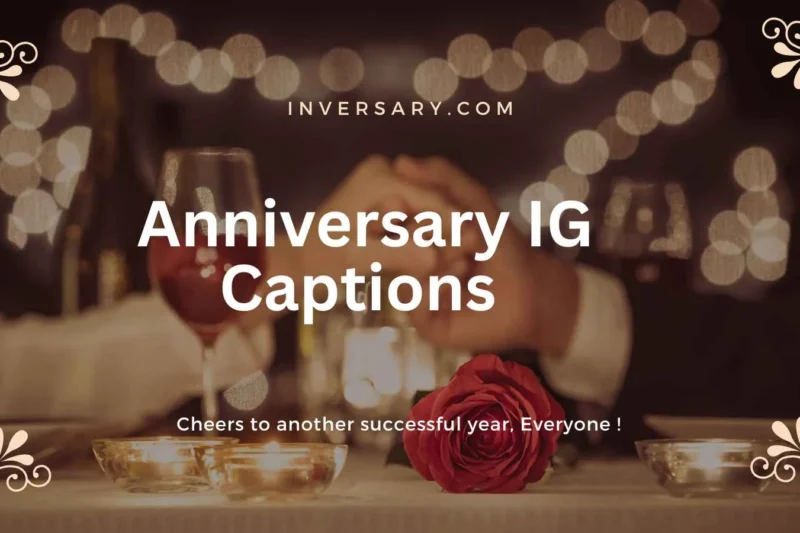 276+ Anniversary IG Captions | That’ll Melt His Heart in 2025