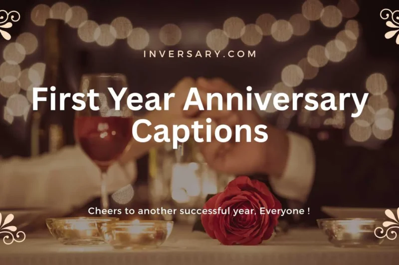 🌹 137+ Heartfelt First Year Anniversary Captions for Instagram Couples in 2026
