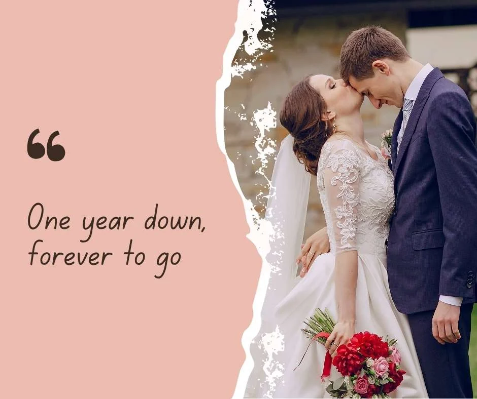 First Year of Love – Romantic Captions for Your Anniversary Milestone