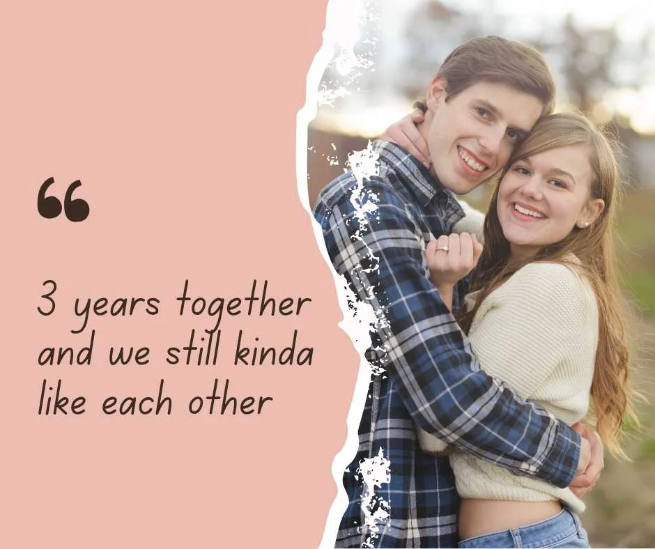 Funny 3 Year Anniversary Captions to Keep It Light