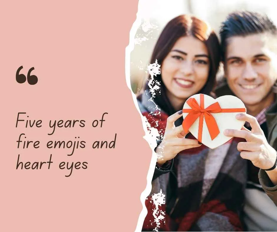 Instagram-Worthy 5 Year Anniversary Captions for Boyfriend