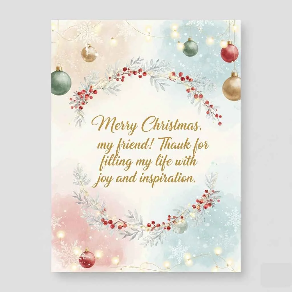 Christmas Wishes for Friends