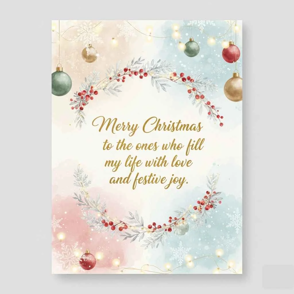 Family Christmas Greetings